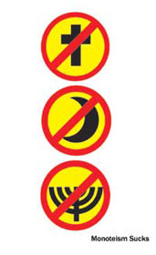 Monoteism sucks (плакат)