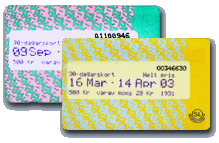 Шведский проездной билет на месяц. SL månadskort