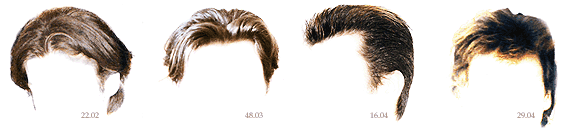 Обстрактная хронология роста волос.