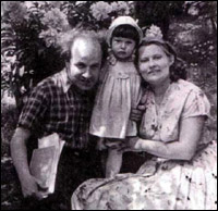 Моя семья: муж Джулиано и дочь Ольга 