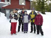 А это все мы перед первым выездом, возле стюги. Фото Наташи